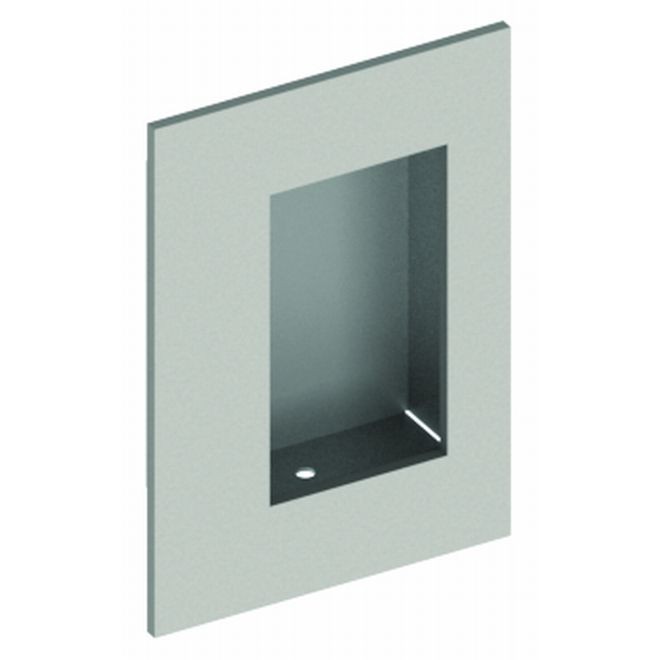 Hager 15S3 Flush Cup Pull, # 014360 - Bright Brass