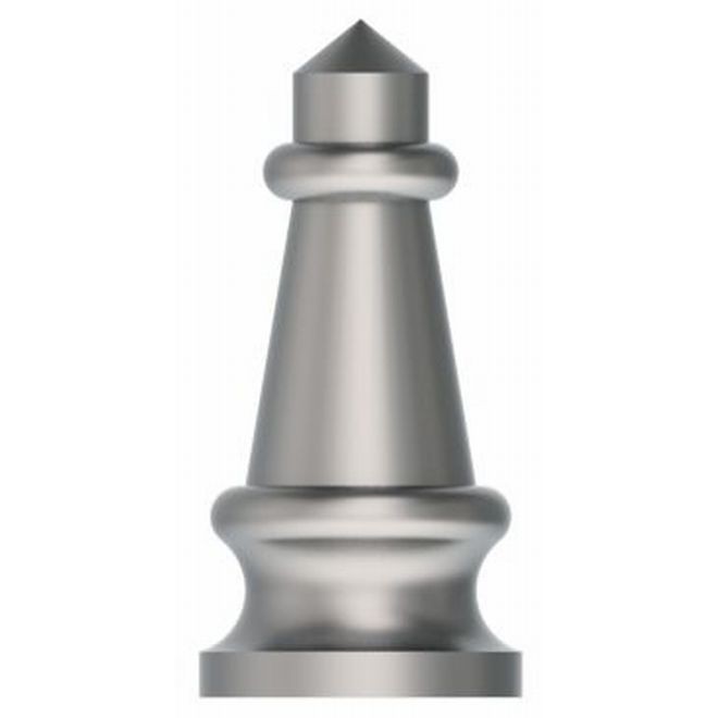 Hager 172231226D 3-1/2" Standard Weight Steeple Hinge Tip Kit - Satin Chrome