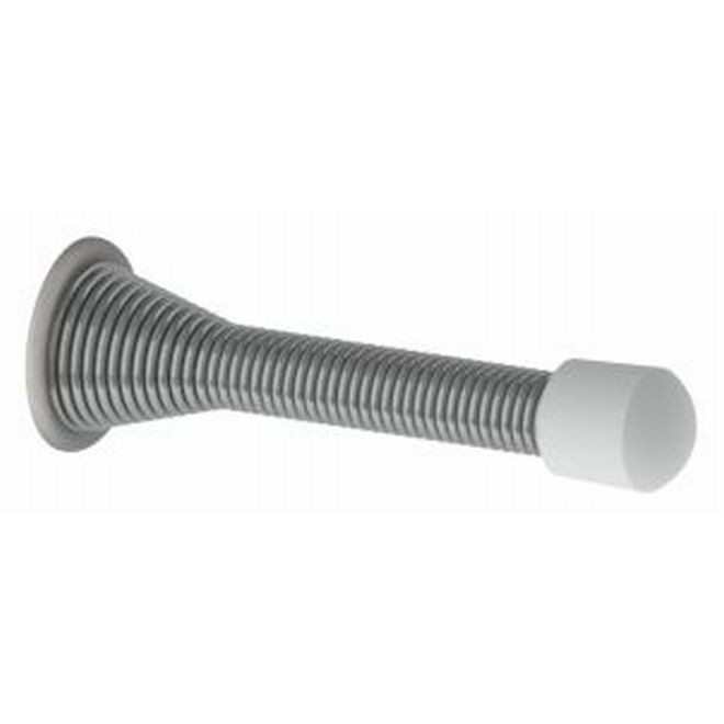 Hager 21126 3-1/8" Flexible Door Stop, # 076205 - Bright Chrome