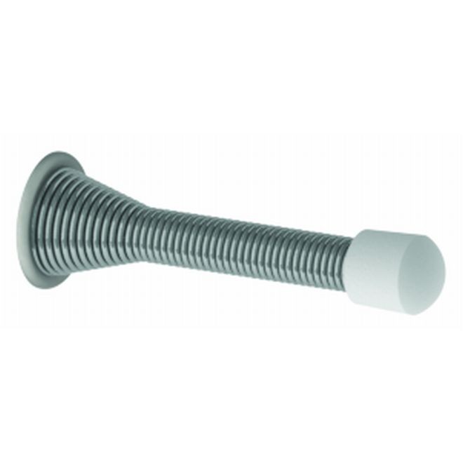 Hager 21126D 3-1/8" Flexible Door Stop, # 076203 - Satin Chrome