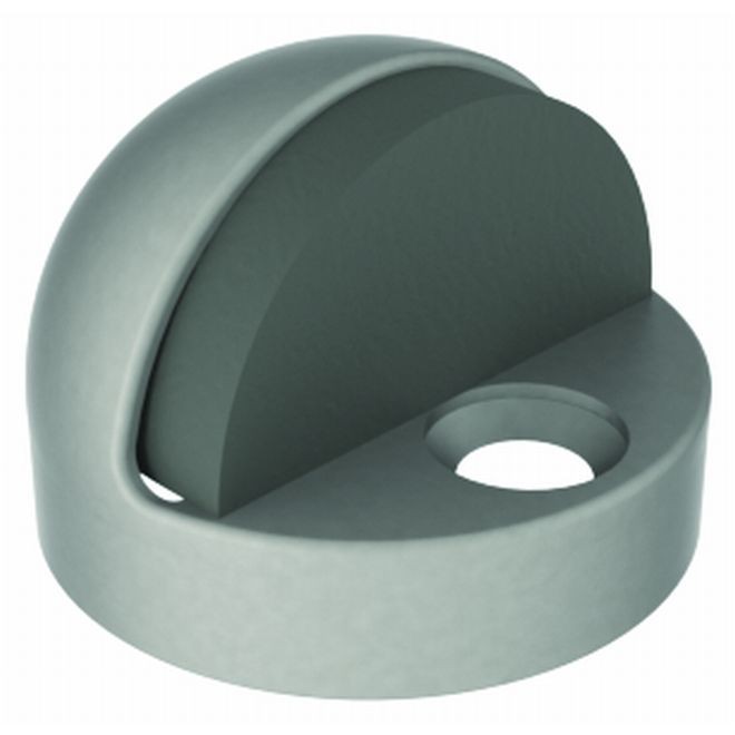 Hager 243F15 High Floor Dome Stop, # 035110 - Satin Nickel