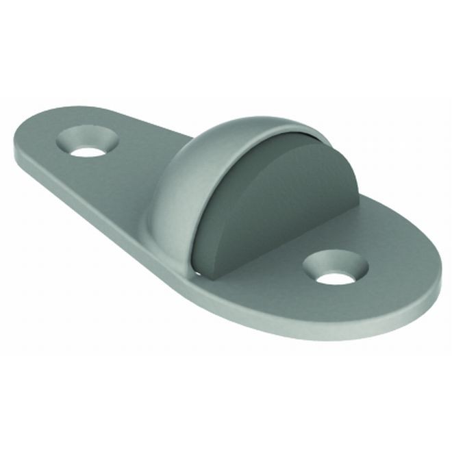 Hager 244F4 Low Cast Floor Stop, # 058458 - Satin Brass