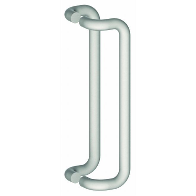 Hager 24Q26D 1-1/4" Round 18" Center to Center 90 Degree Back to Back Push and Pull Set - Satin Chrome