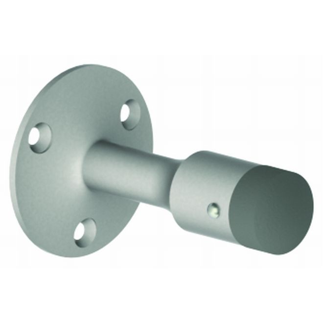 Hager 255S26D Wall Stop with Screw Holes, # 000917 - Satin Chrome