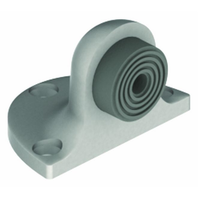 Hager 259F26 Short Tri Base Floor Stop, # 086568 - Bright Chrome