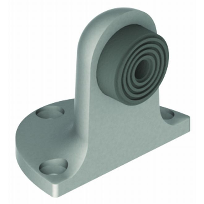Hager 259H4 Tall Tri Base Floor Stop, # 012068 - Satin Brass
