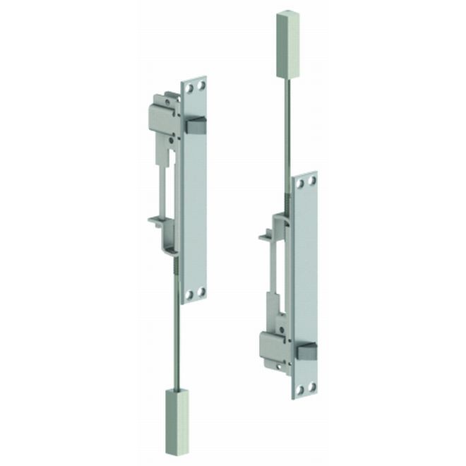 Hager 292D10 Automatic Flush Bolts for Metal Doors, # 053302 - Satin Bronze