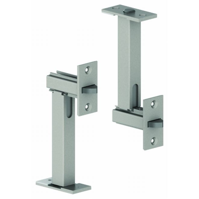 Hager 296W32D Automatic Flush Bolt Set for Wood Doors, # 083226 - Satin Stainless Steel