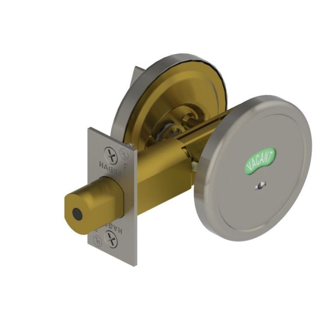 Hager 321626D Thumbturn by Occupancy Indicator Deadbolt # 143041 - Satin Chrome