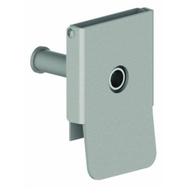 Hager 322V10 Square Door Knocker with Viewer, # 056593 - Satin Bronze