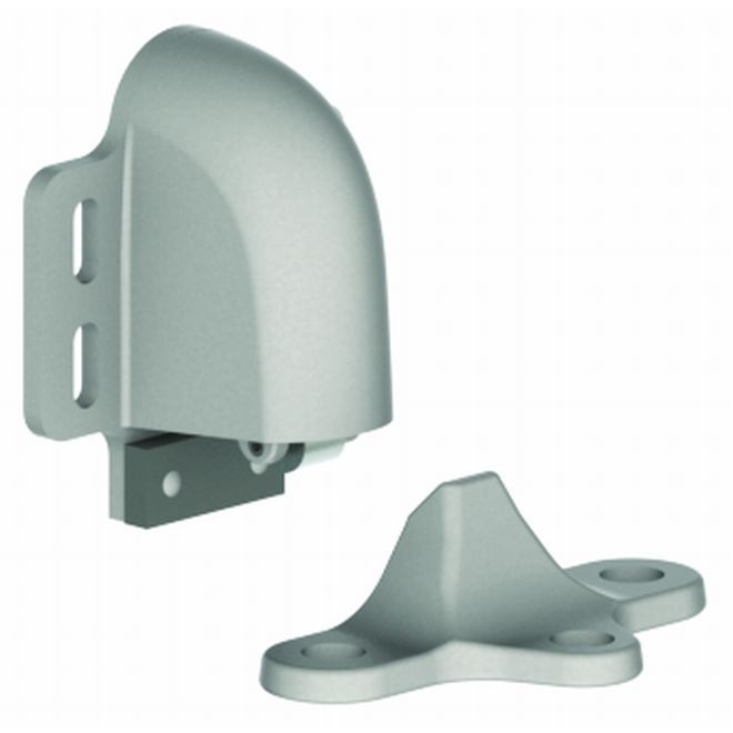 Hager 326F26 Automatic Floor Stop and Holder with 1-1/4" High Strike, # 058507 - Bright Chrome