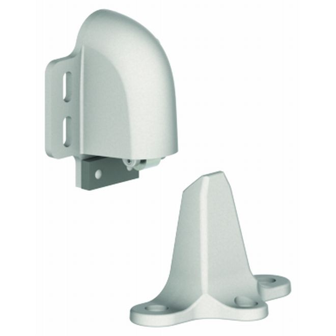 Hager 329F26 Automatic Floor Stop and Holder with 2-3/4" High Strike, # 116003 - Bright Chrome