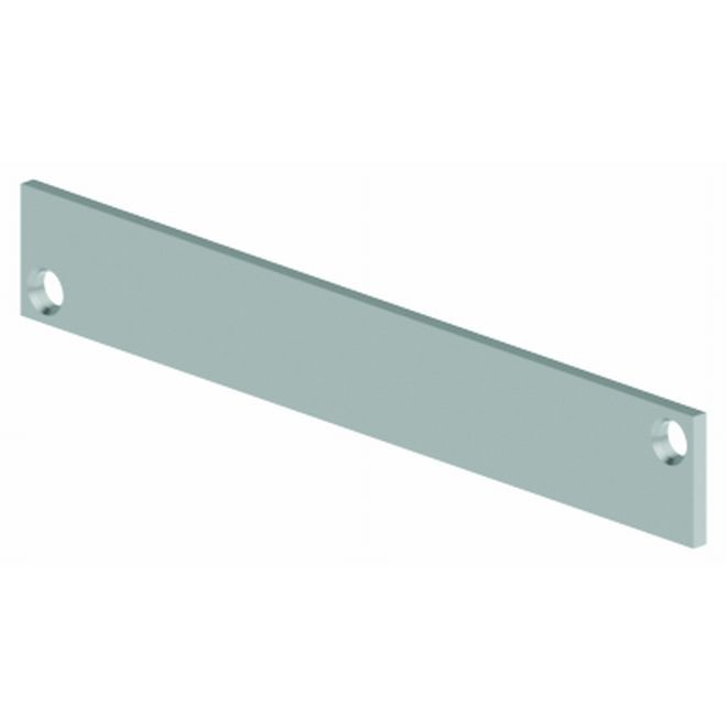 Hager 336K Door Flush Bolt Filler Plate, # 023341 - Prime Coat
