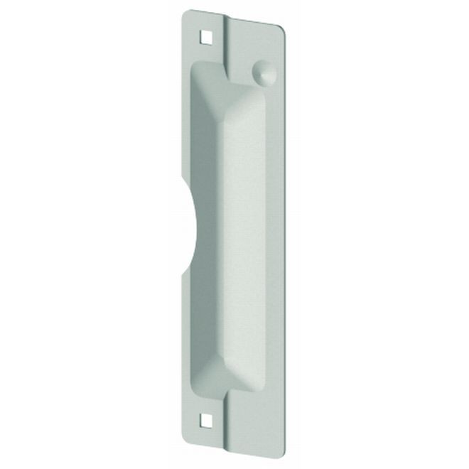 Hager 341D2C Latch Protector Plate with Lock Cut Out, # 041191 - Zinc