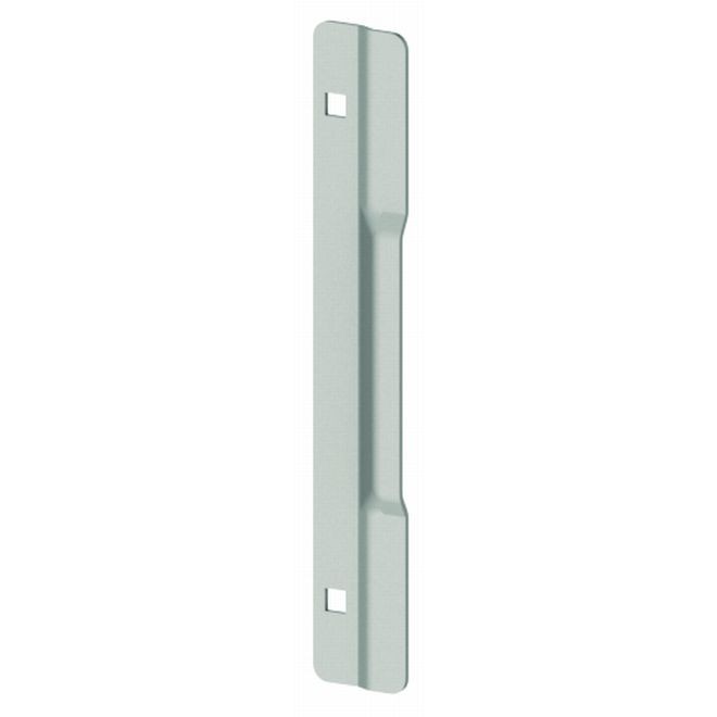 Hager 345D32D Narrow Latch Protector Plate, # 002181 - Satin Stainless Steel