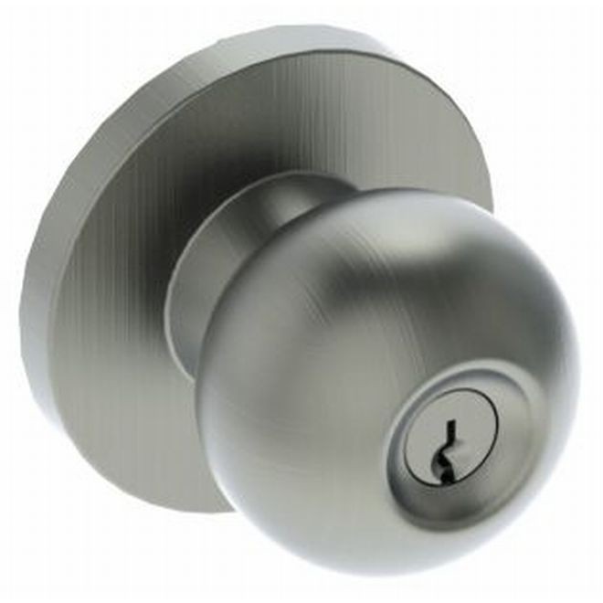 Hager 3470APO32D Apollo Knob Classroom Cylindrical Lock - Satin Stainless Steel