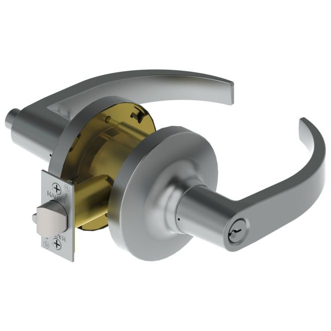 Hager 3495ARC26D Archer Lever Intruder Classroom Cylindrical Lock - Satin Chrome