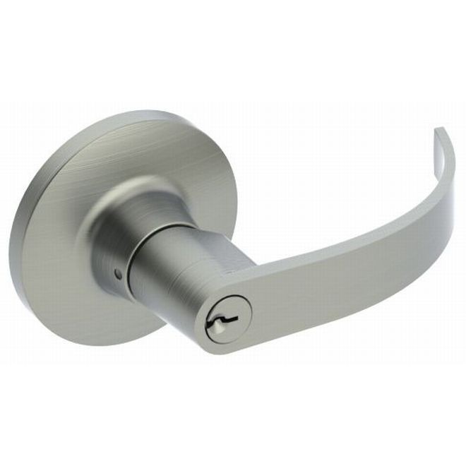 Hager 3680ARC3 Archer Lever Storeroom Tubular Lock - Bright Brass