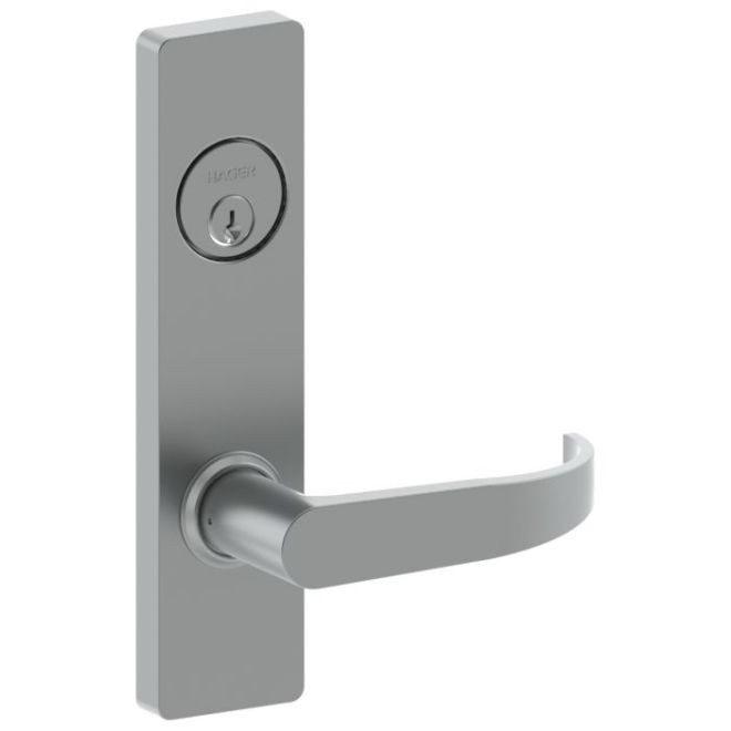 Hager 3850EARC10 Archer Lever with Escutcheon Office Mortise Lock - Satin Bronze