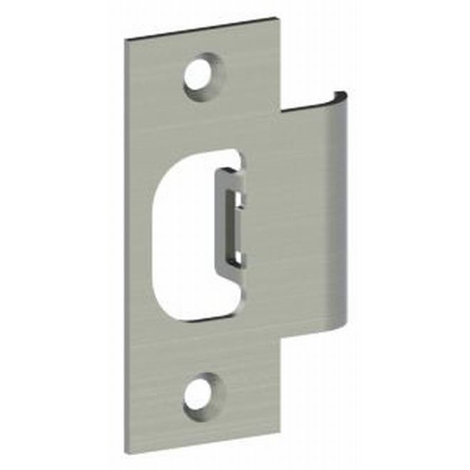 Hager 39333 T Strike with Plastic Dust Box - Bright Brass