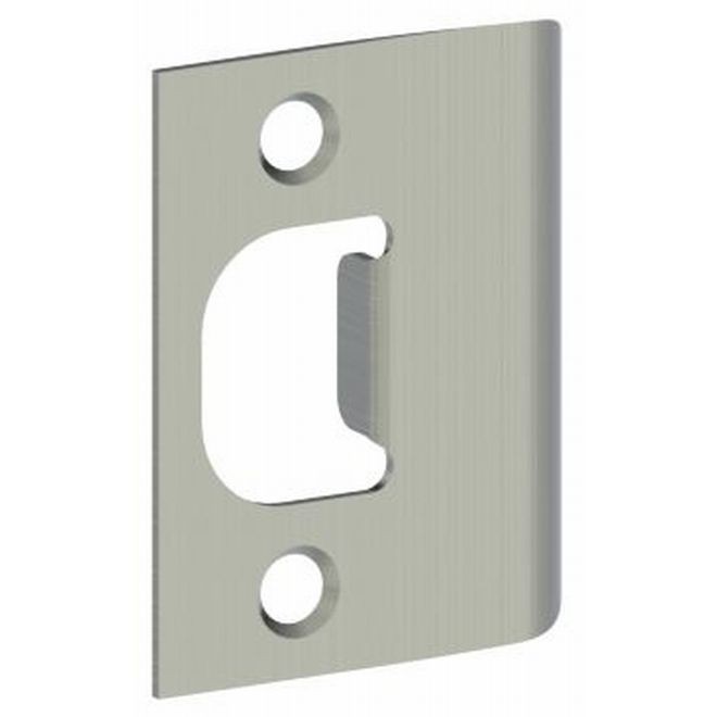 Hager 39343 Square Corner Full Lip Strike - Bright Brass