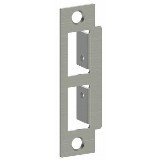Hager 398932D Flat Lip Square Corner Strike - Satin Stainless Steel