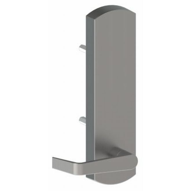 Hager 45DTWTN3 Dummy Trim Outside Exit Device Trim with Withnell Lever # 014035 - Bright Brass
