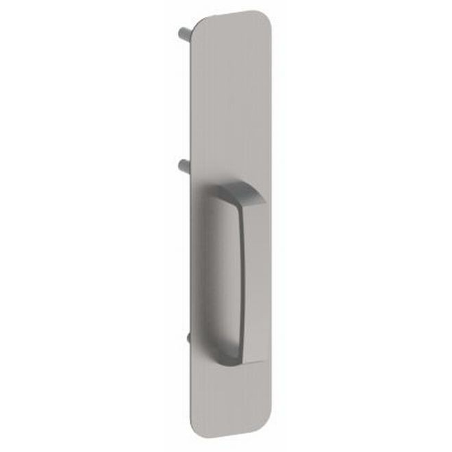 Hager 45PD26D Pull Plate Dummy Outside Exit Device Trim # 109043 - Satin Chrome