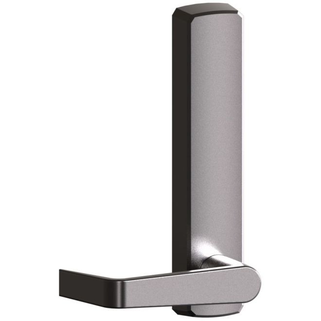 Hager 46BEWTN4 Blank Escutcheon Outside Exit Device Trim with Withnell Lever # 171119 - Satin Brass