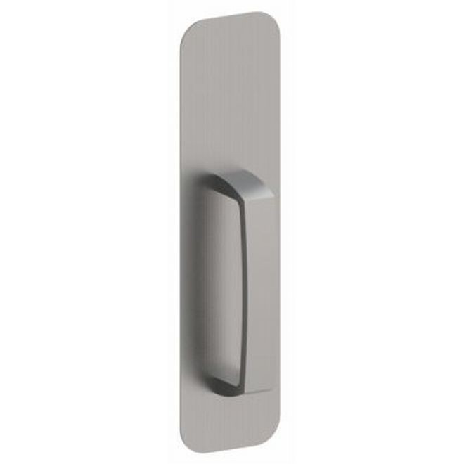 Hager 47PDUS3 Pull Plate Dummy Outside Exit Device Trim # 109021 - Bright Brass