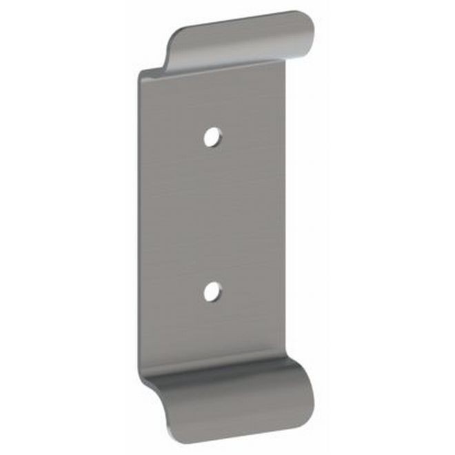 Hager 47RD3 Raised Lip Pull Dummy Outside Exit Device Trim # 018934 - Bright Brass