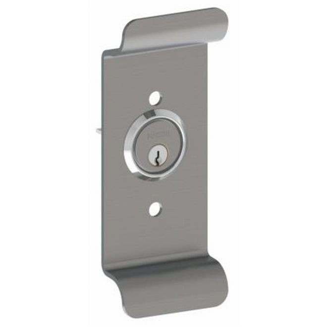 Hager 47RNDBZ Raised Lip Pull Night Latch Outside Exit Device Trim # 018902 - Dark Bronze
