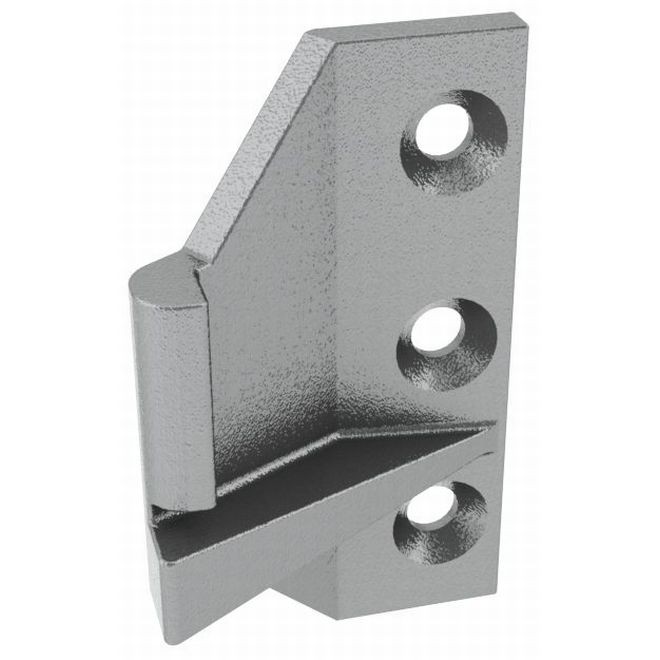 Hager 492132D Double Door Strike for 4500 Surface Vertical and Rim Exit Devices # 102271 - Satin Stainless Steel