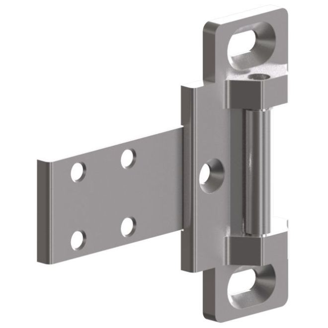 Hager 495032D Blade Stop Strike for 4600 Series # 139746 - Satin Stainless Steel