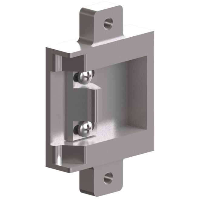 Hager 495132D Single Rabbit Strike # 139748 - Satin Stainless Steel
