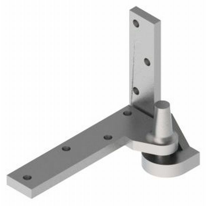 Hager 49710BLH Left Hand Forged Bronze - Full Mortise Ball Bearing Adjustable Bottom Pivot Hinge # 001259 - Oil Rubbed Bronze