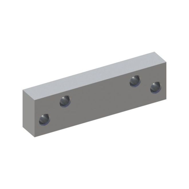 Hager 5113ALM Blade Stop Spacer for 5100 Series # 095278 - Aluminum