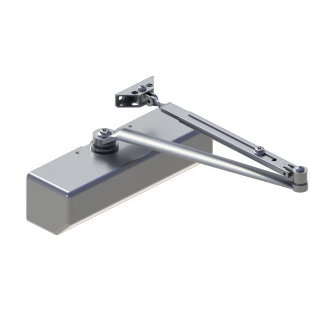 Hager 5300M16BRZHL Left Hand Multi-Mount 1-6 Adjustable Hold Open Door Closer - Sprayed Bronze