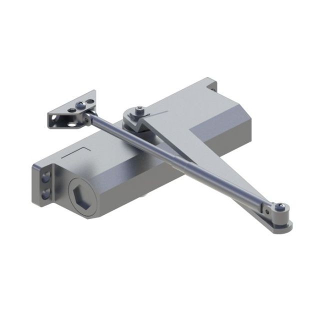 Hager 5400M04BRZB Size 4 Grade 2 Multi Mount Door Closer with Back check - Sprayed Bronze