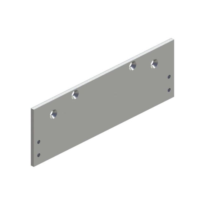 Hager 5915BRZ Narrow Rail Drop Plate with Mounting Screws for 5300 Series - Sprayed Bronze