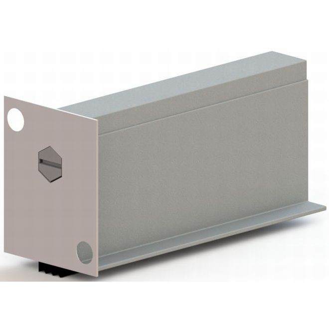 Hager 730SMIL36N 36" Neoprene Automatic Door Bottom with Mortise Application Mill Finish - Aluminum