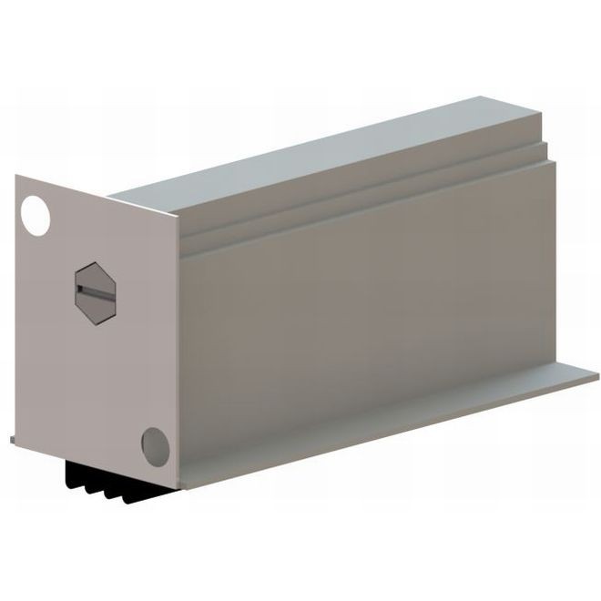 Hager 743SMIL48 48" Automatic Door Bottom for Hollow Metal Door Mill Finish - Aluminum