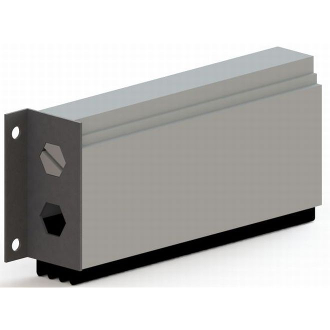 Hager 747SCLR36N 36" Neoprene Surface Automatic Heavy Duty Door Bottom Clear Anodized - Aluminum