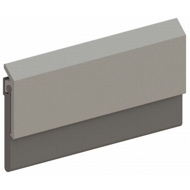 Hager 750SCLR36N 36" Neoprene Door Bottom Sweep Clear Anodized - Aluminum