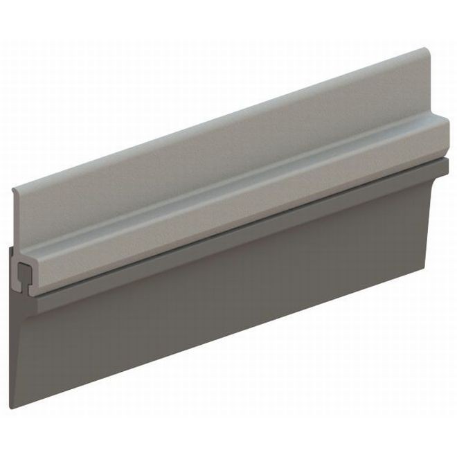 Hager 756SMIL36V 36" Vinyl Door Bottom Sweep or Astragal Mill Finish - Aluminum
