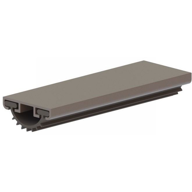 Hager 774SMIL36V 36" Vinyl Door Bottom Shoe or Astragal # 051359 Mill Finish - Aluminum