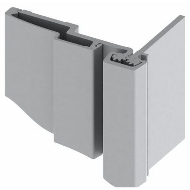 Hager 780045HD79CL 79" Half Surface Heavy Duty Roton Hinge Clear Anodized - Aluminum