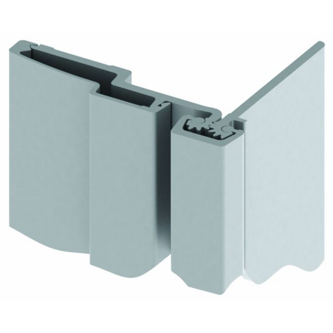 Hager 78004695HDCL 95" Half Surface Heavy Duty Roton Hinge # 012906 - Aluminum