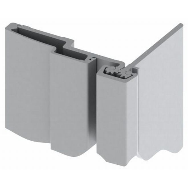 Hager 780046HD95CL 95" Half Surface Heavy Duty Roton Hinge Clear Anodized - Aluminum