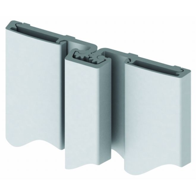 Hager 78005783HDCL 83" Half Surface Heavy Duty UL Bi-Fold Door Roton Hinge # 047655 - Aluminum